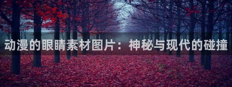 cos动漫天堂官网下载：动漫的眼睛素材图片：神秘与现代的碰撞